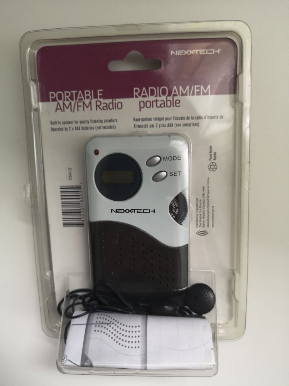 Portable AM/FM Radio